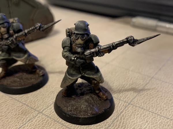 Brushcommando s WWI themed Guard Army. Final Test Model